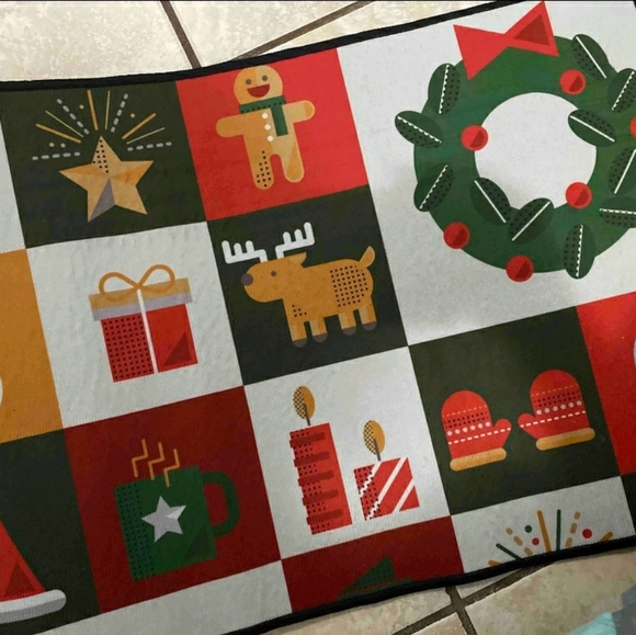 Gingerbread christmas door mat - Picture 2 of 2